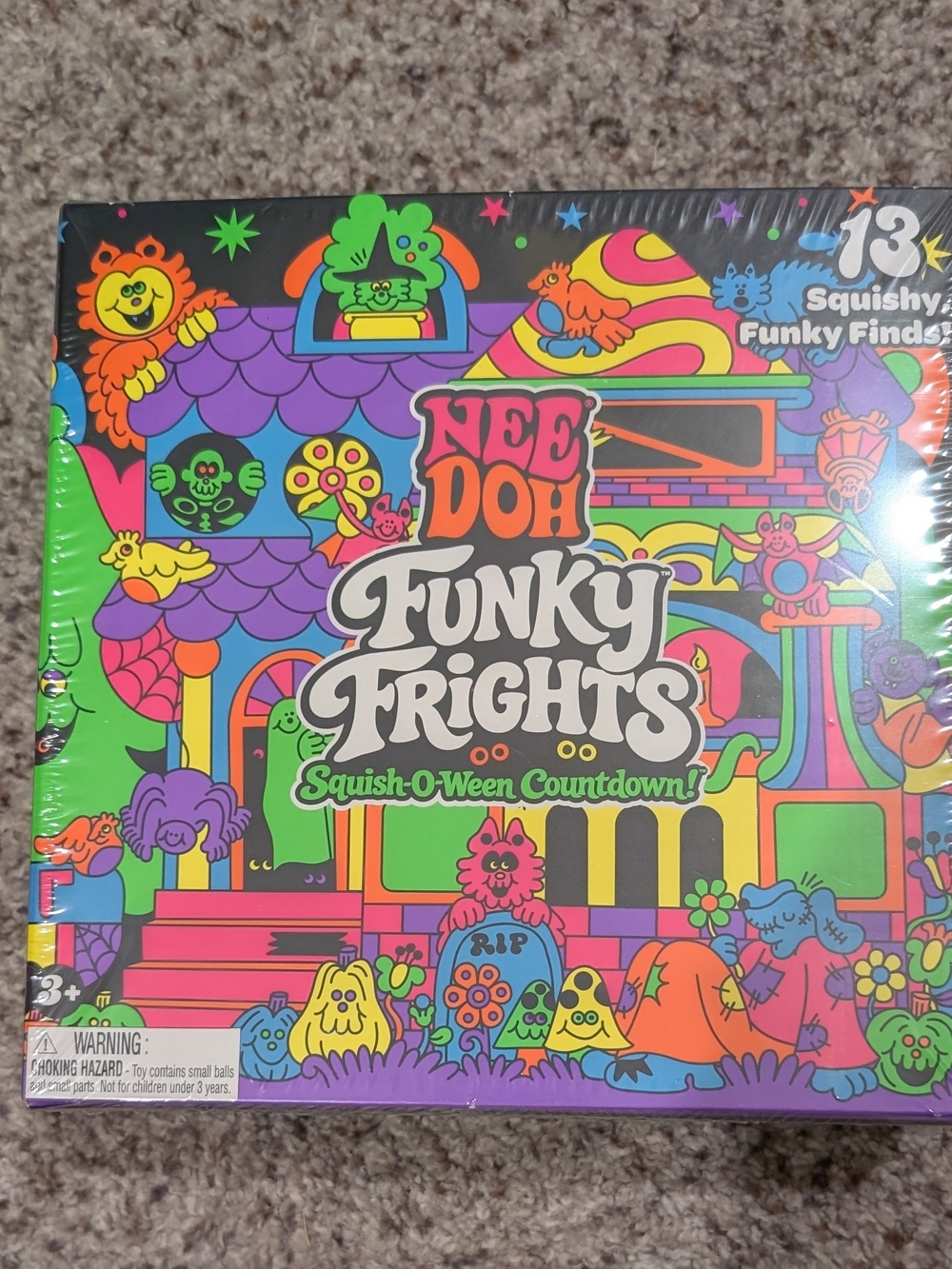 NeeDoh Funky Frights Squish-O-Ween Countdown - Multicolor Plush Collectibles